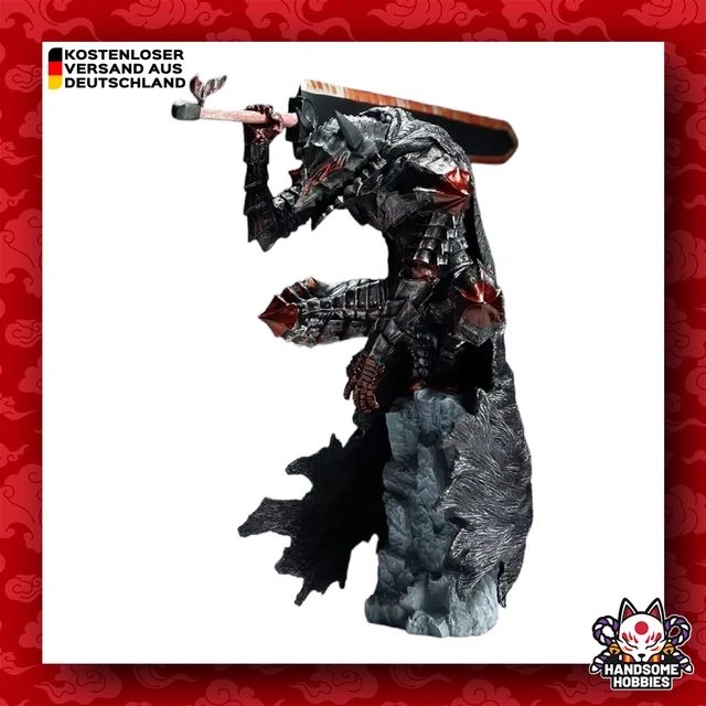 BERSERK ANIME FIGUR - Guts - Berserker Armor + Dragon Slayer - 25cm EUR