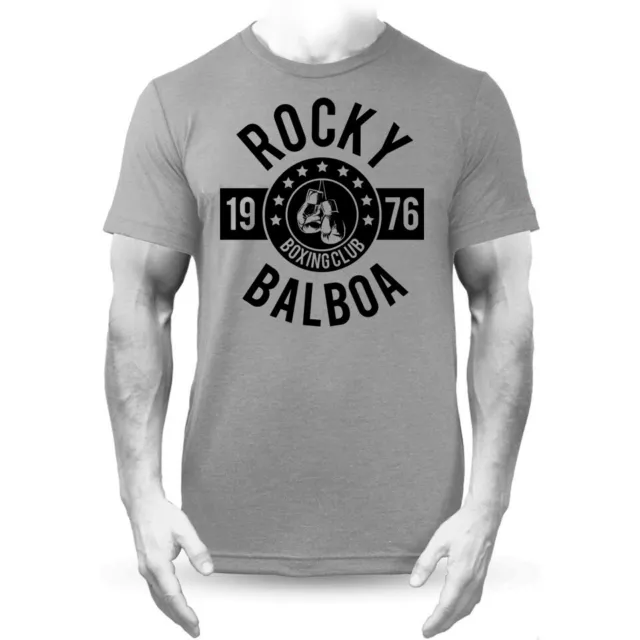 Rocky Balboa Boxe Club Premium Grigio T-Shirt