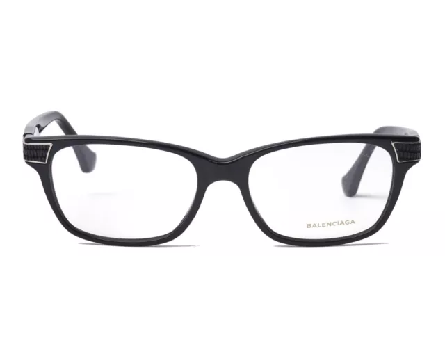 Balenciaga BA 5006 001 Black Womens Plastic Eyeglasses Frame 53-16-135 BAL5006