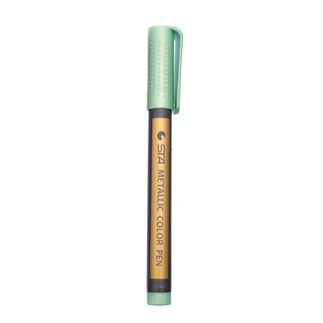 Fire Paint Markers Invitation Decor Color Markers for Metal Rubber (Dark Green)