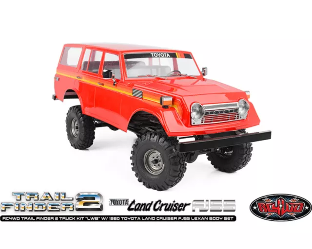 RC4WD Trail Finder 2 Truck Kit LWB mit Toyota 1985 Karosserie RC4ZK0068