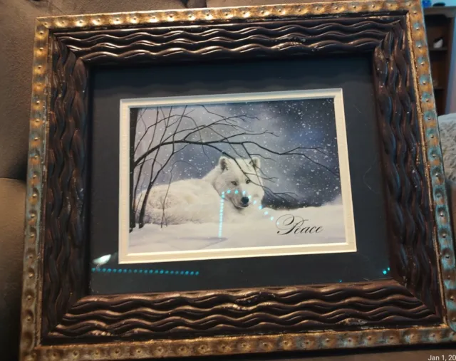Wolf Picture- Framed