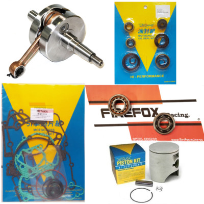 KX 125 03-08 di Mitaka Estremità INFERIORE Motore Kit Ricostruzione Manovella Guarnizione Di Rete & SEAL KIT 