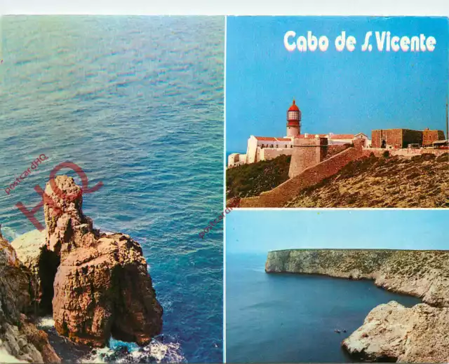 Picture Postcard:-Cabo De Sao Vicente, Cape St. Vincent, Sagres (Multiview)