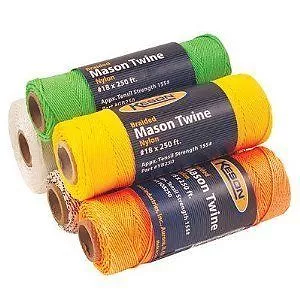 Keson Mason Twine Braided Nylon 250' Roll Orange