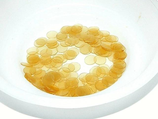 144  Plastic 12.75mm 1/2" Circle Disc's Hazy Color for  Crafters (#2286)