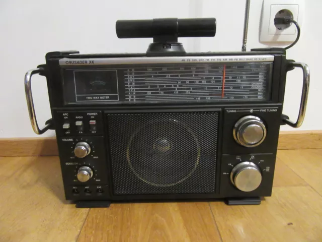 vintage Crusader XK Weltempfänger, Radio, retro, sehr guter Zustand