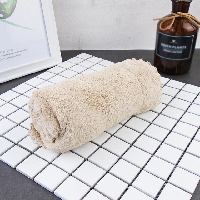 3 Stück Coral Towel Soft Absorbent Sporttuch verdicken Gesichtstuch (zufällige F