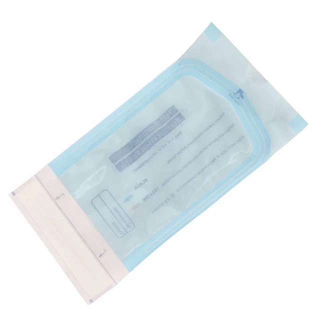 (90 X 165mm)200x / Box Disposable Self Sealing Cleaning Pouch For Dental JFF