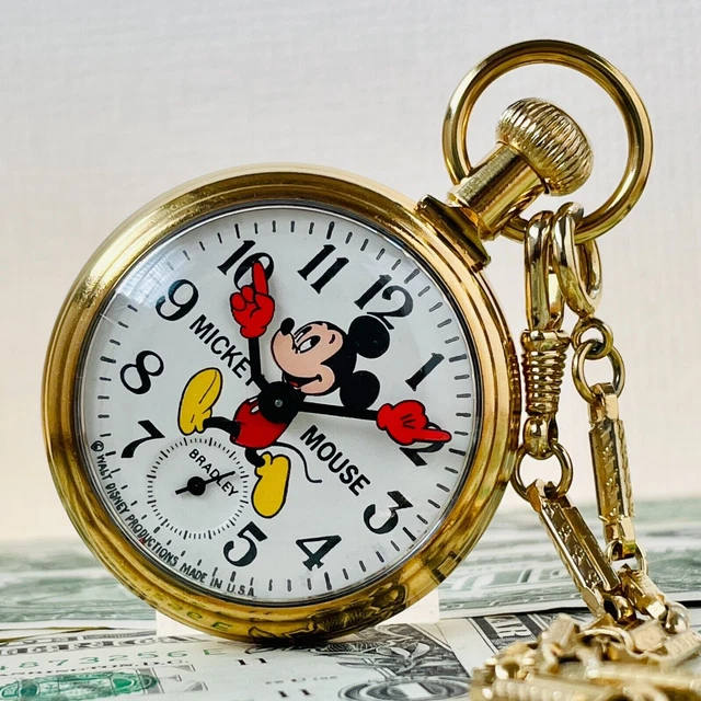 Bradley mickey hotsell mouse pocket watch