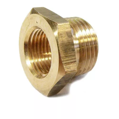 1x Spark Plug Thread Adaptors 18mm down to 14mm Brass (M14 & M18)