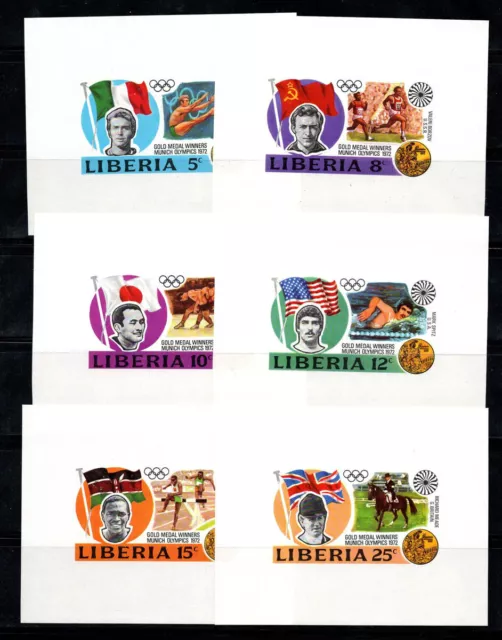 Libéria 1973 Mi. 855-860 Bloc Feuillet 100% Neuf ** Jeux Olympiques