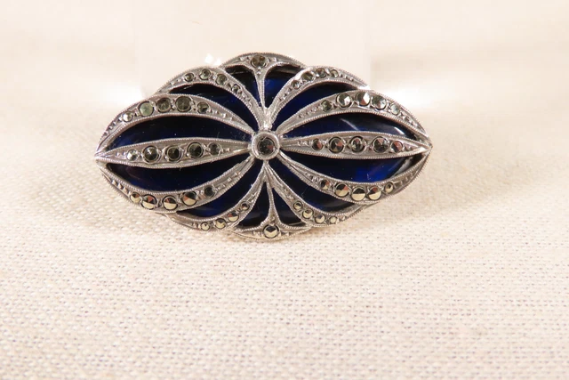 Broche Ancienne En Argent - Bijou Vintage - Occasion - Parfaite Pour Collectionneuse