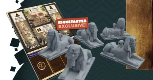 ANKH GODS OF Egypt: Pharaoh Extras (Board Game Expansion) CMON sphinx ...