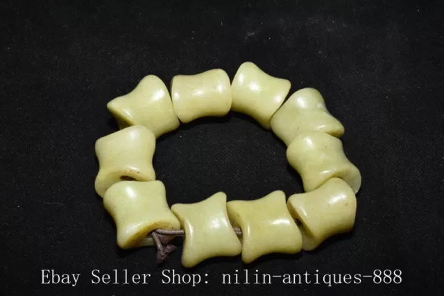Unique Chinese Hongshan Culture Natural Old Jade Carving Bracelets Bangle
