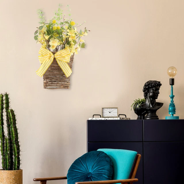 Blumenkorb-Ornamente Türbehang Mit Künstlichen Wandpflanzenkorb