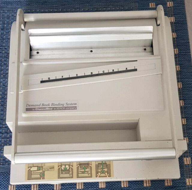 BINDEMASCHINE DEMAND BOOK Binding System by ChannelBind a Xerox Company ...
