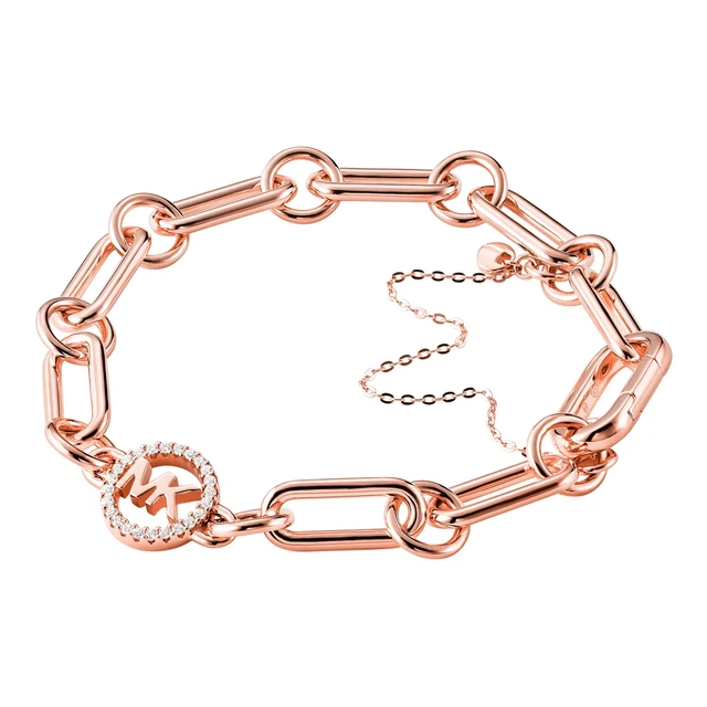 MICHAEL KORS MKC1548AN040 MK Logo Bangle .925 Sterling Silver