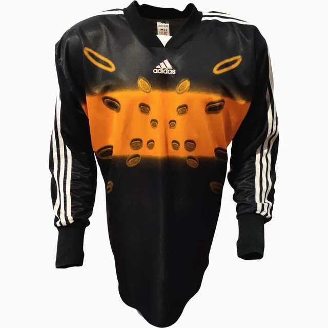 VINTAGE ADIDAS EQUIPMENT GOALKEEPER FOOTBALL SHIRT SOCCER JERSEY 90s