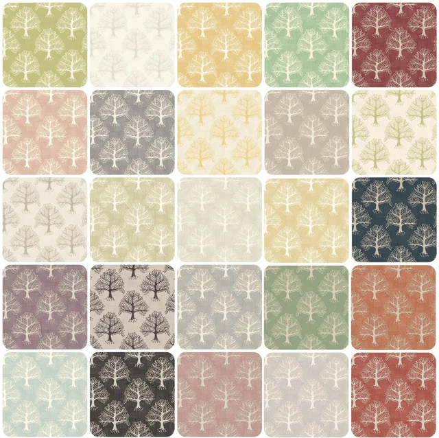 SMD / Iliv Great Oak Tree Printed Upholstery Curtain Fabric Material 140cm wide