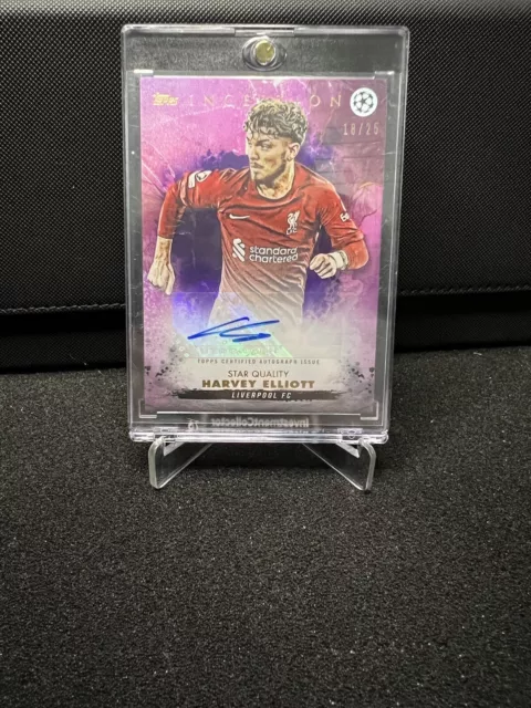 Topps Inception 2022-23 Auto Harvey Elliott /25 FC Liverpool