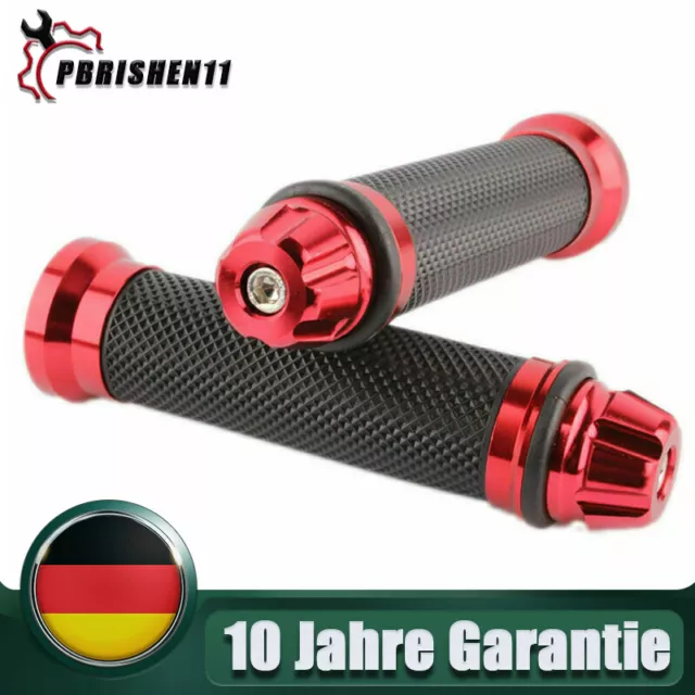 Motorrad Motorroller Lenkergriffe CNC Aluminium Griffe 22 mm-24 mm Anti-Rutsch