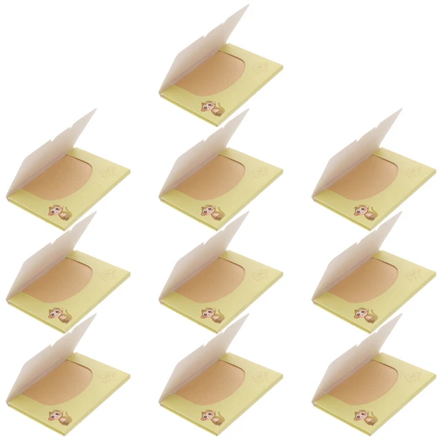 10 Boxes Öllöschpapier Ölabsorbierende Gewebe Fleck Feuchttücher