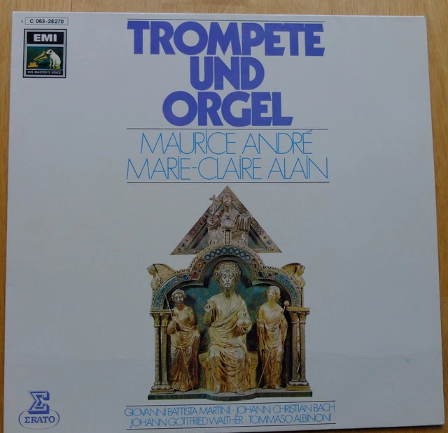 TROMPETE UND ORGEL Maurice André MarieClaire Alain Bach, Albinoni
