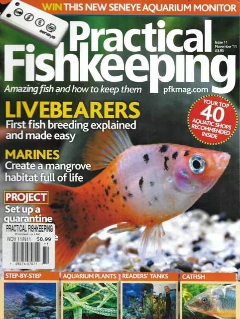 Practical Fishkeeping Magazine Fish Breeding Freshwater Salt Tanks Cichlid 2011