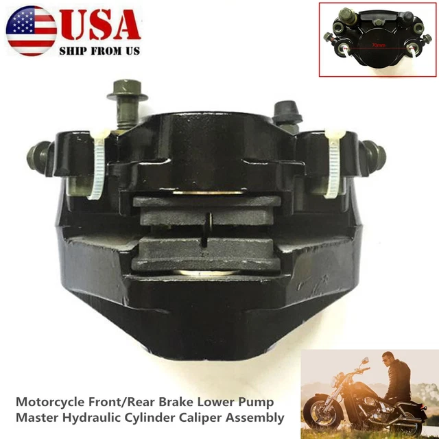 8MM Motorcycle Hydraulic Brake Lower Pump Front Rear Brake Calipers Assembly 1PC