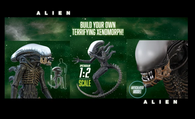 NEW HACHETTE BUILD Your Own TERRIFYING Alien Xenomorph - Motion Sound ...