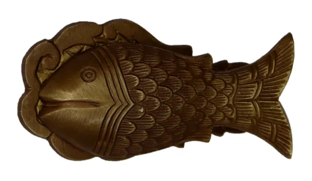 Fish Shape Paper Clip Victorian Style Handmade Brass Napkin Document Holder Gift