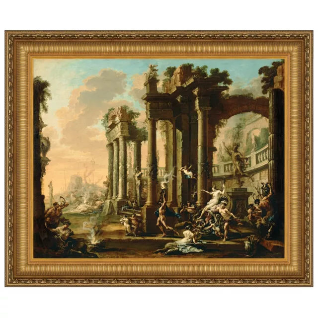 Design Toscano The Triumph of Venus, 1730: Canvas Replica Painting: Grande