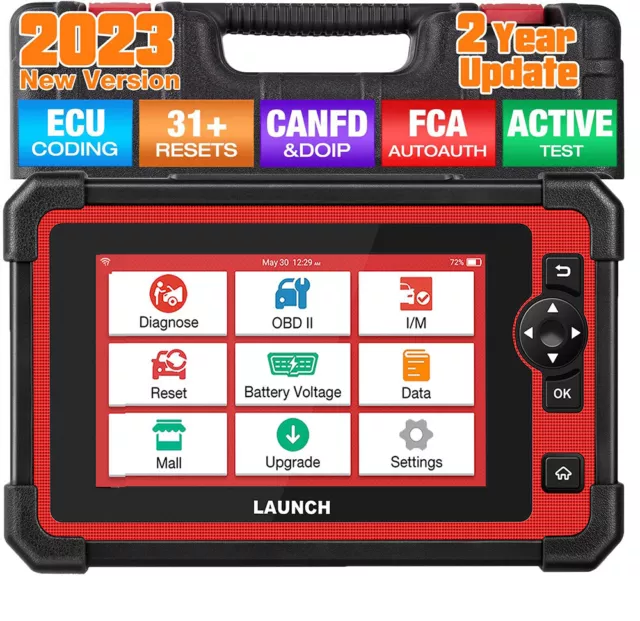 2023 LAUNCH CRP919E PRO Voiture Outil diagnostics Systèmes Complète Codage ECU