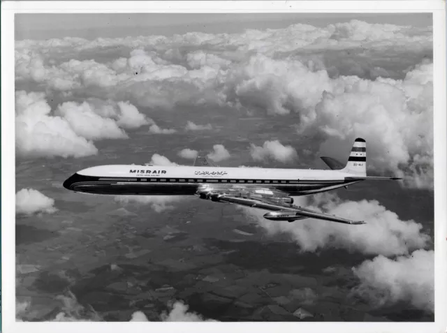 Misrair Egypt De Havilland Comet 4C Original Vintage Manufacturers Photo Airline