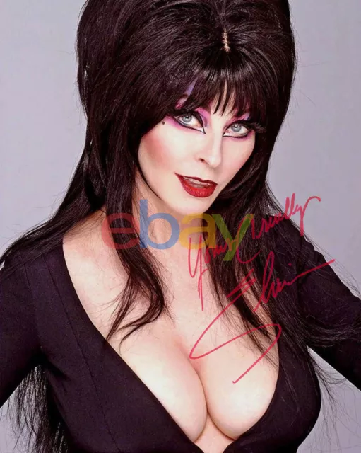 Elvira Signed 8X10 Autographed Photo Reprint