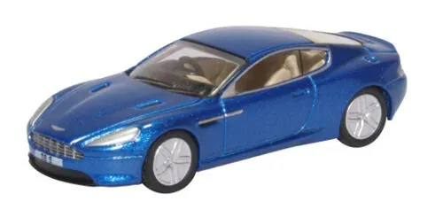 Oxford Diecast 76AMDB9003 Aston Martin DB9 Coupe Cobalt Blue OO Gauge