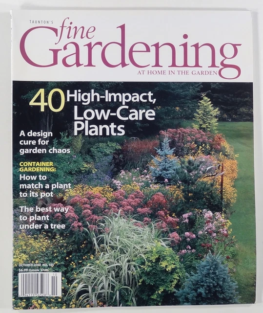 2005 FINE GARDENING #105 low-care plants SHADE PLANTINGS selecting pots AND MORE