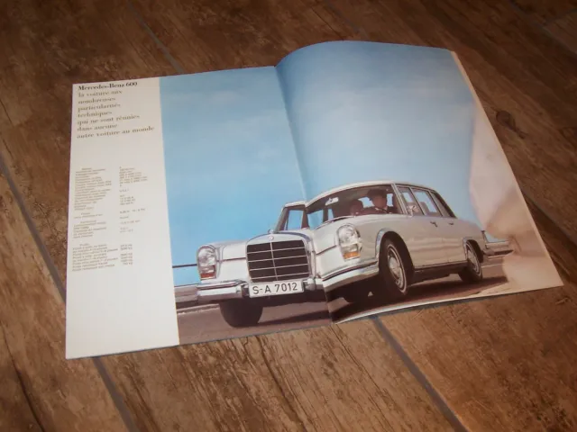 Catalogue /  Brochure MERCEDES BENZ Gamme / Full Line 1971  // 2