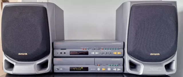 Nakamichi CD Cassette Player 1 & Compact Receiver System 1 AM/FM Mini Stereo