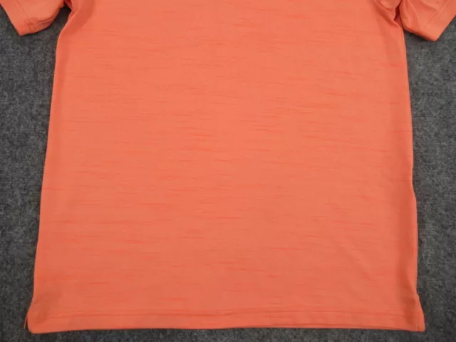 UNDER ARMOUR POLO Shirt Mens Adult Small Orange Casual Logo Golf ...