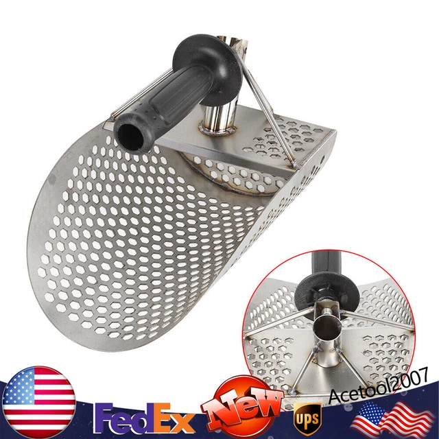Shovel Beach Sand Scoop Metal Detecting Gold Washing Tool Stainless + Handle