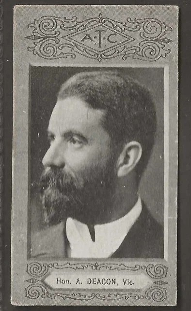 Atc A.t.c. (Usa)-Australian Parliament 1901-#09- Hon. A. Deacon