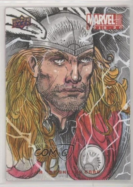 2019-20 Upper Deck Marvel Annual Sketch Cards 1/1 Brad Voth Auto Sketch 0ew8