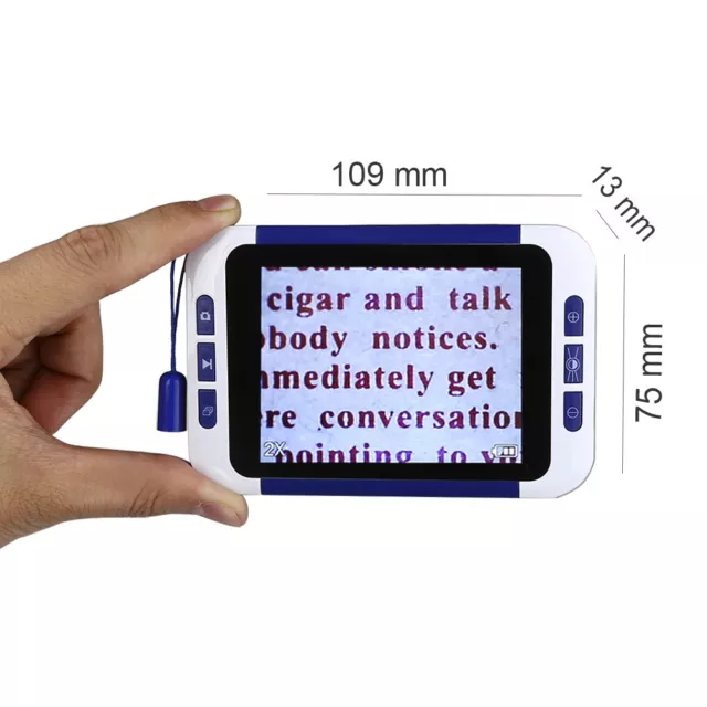 Digital 2-32X 3.5in LCD Electronic Magnifier Low Vision Video Photo Visual Aids