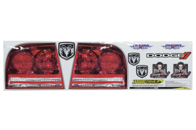 Five Star Graphics - Tail - Laminated Protective Coating - for Dodge Charger -