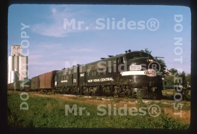 Duplicate Slide NYC New York Central F7A 1847 & PC F7A 1731 Action