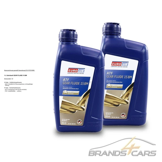 EUROLUB 2x1 LITRO GEAR FLUIDE 15 BM CAMBIO AUTOMATICO-OLIO CAMBIO 50046951