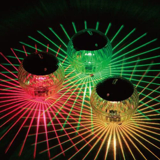 4 pièces / LED alimenté solaire lumière colorée solaire IP44 panneau 2