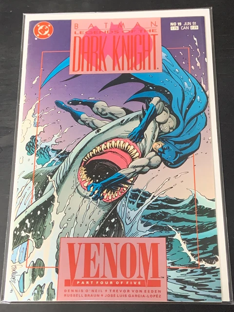 Batman Legends of the Dark Knight 19 DC 1991 Venom Drug Use Story Arc